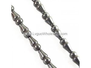 Non magnetic Hematite Beads, Vase, black, Hole:Approx 1.5mm, Length:15.5 Inch, Sold By Strand